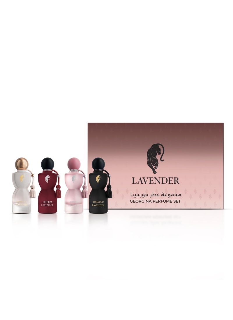لافندر مجموعة عطر جورجينا75مل*4  - Image 4