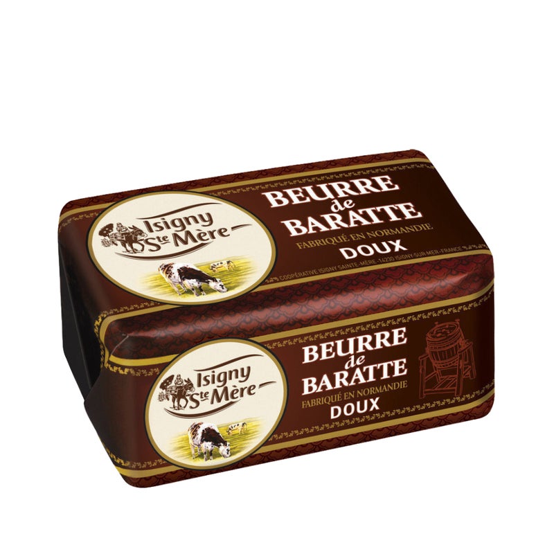 Isigny ste mere Churned Butter, Unsalted - 250g, France - Image 2