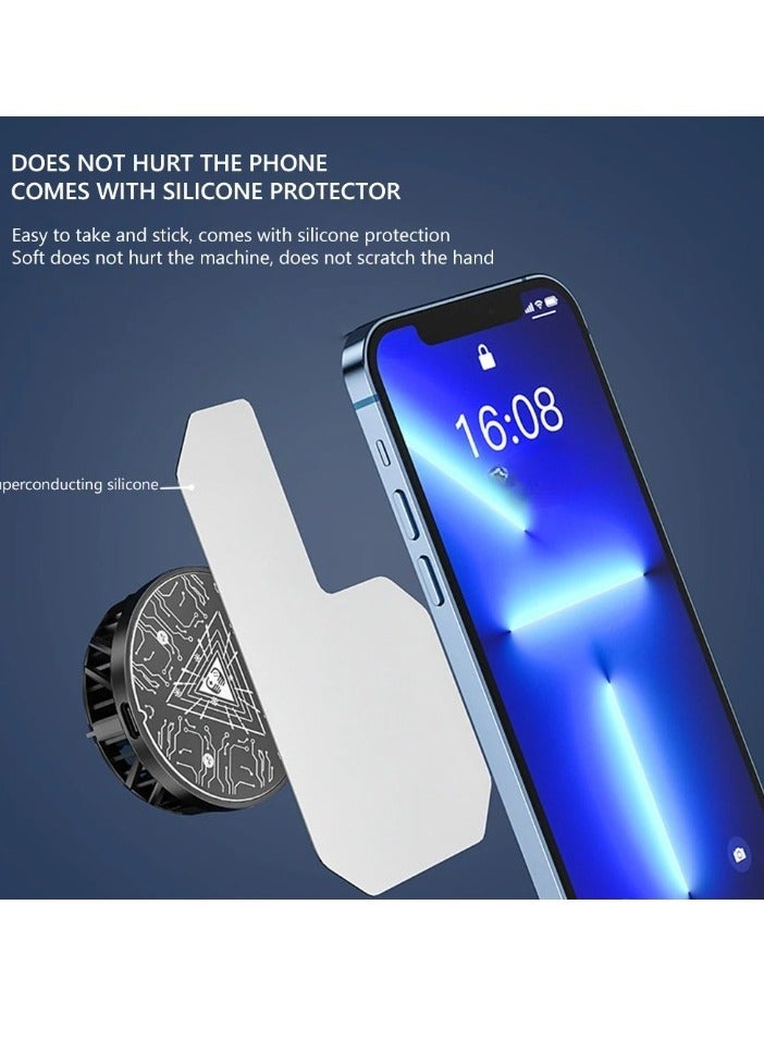 AROAQ Mobile Phone Cooling Plate, Heat Sink Expend Gaming Radiator Sticker, Ultra Thin Smartphone Cooling Sheet, Stick On Heat Conduction Plate For Mobile Phones, (1pc, Upgraded Magnetic) - Image 3