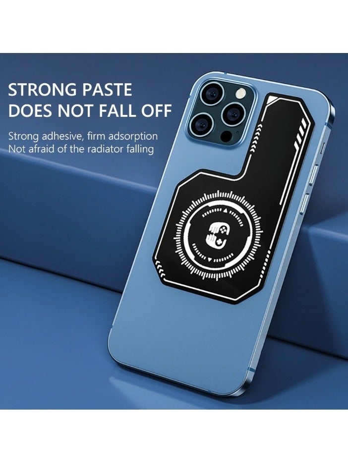 AROAQ Mobile Phone Cooling Plate, Heat Sink Expend Gaming Radiator Sticker, Ultra Thin Smartphone Cooling Sheet, Stick On Heat Conduction Plate For Mobile Phones, (1pc, Upgraded Magnetic) - Image 2