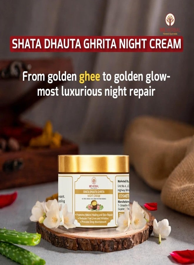 WE HERBAL كريم الوجه شاتا دهوتا غريتا من وي هيربالز، 50 غرام، للنساء والرجال، كريم مضاد للشيخوخة، يعمل على شفاء البشرة، وشدها، وتفتيحها، وتوحيد لونها، كريم مغذي ومرطب بعمق لجميع أنواع البشرة. - Image 5