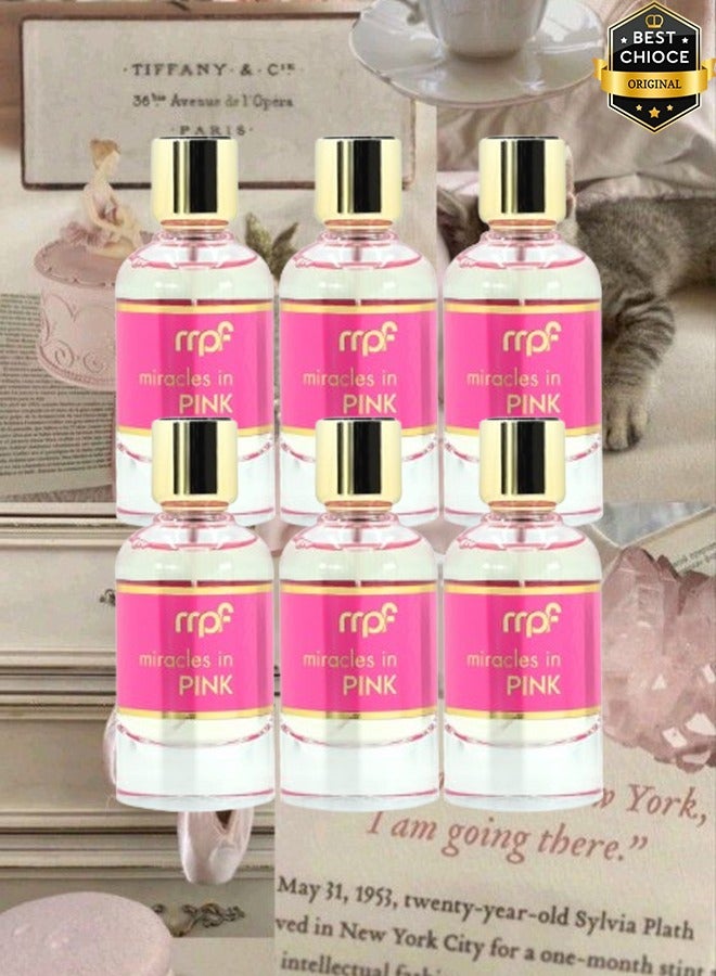 mpf 6 Pieces Miracles In Pink Perfume 100ml EDP - Image 1