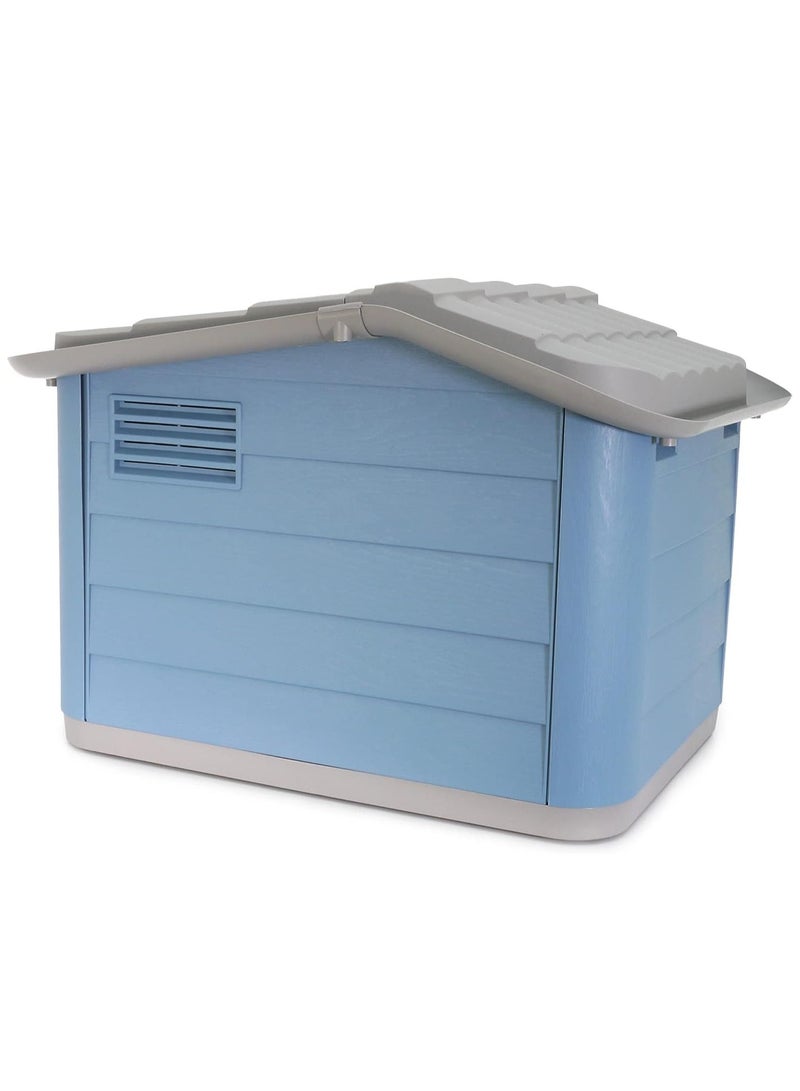 MP Bergamo Cuccia Princess Dog And Cat House Blue 52X39X41Cm - Image 4