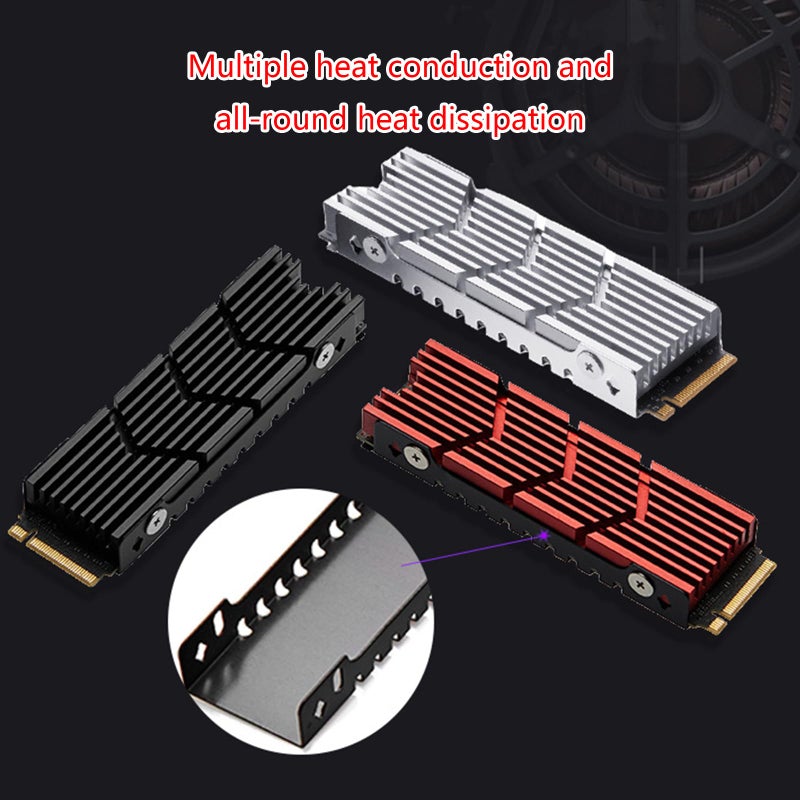 مشتت حرارة محسن لـ SSD مخصص لأجهزة الألعاب 2280، يتحكم بفعالية في درجة الحرارة ويقللها - Image 4