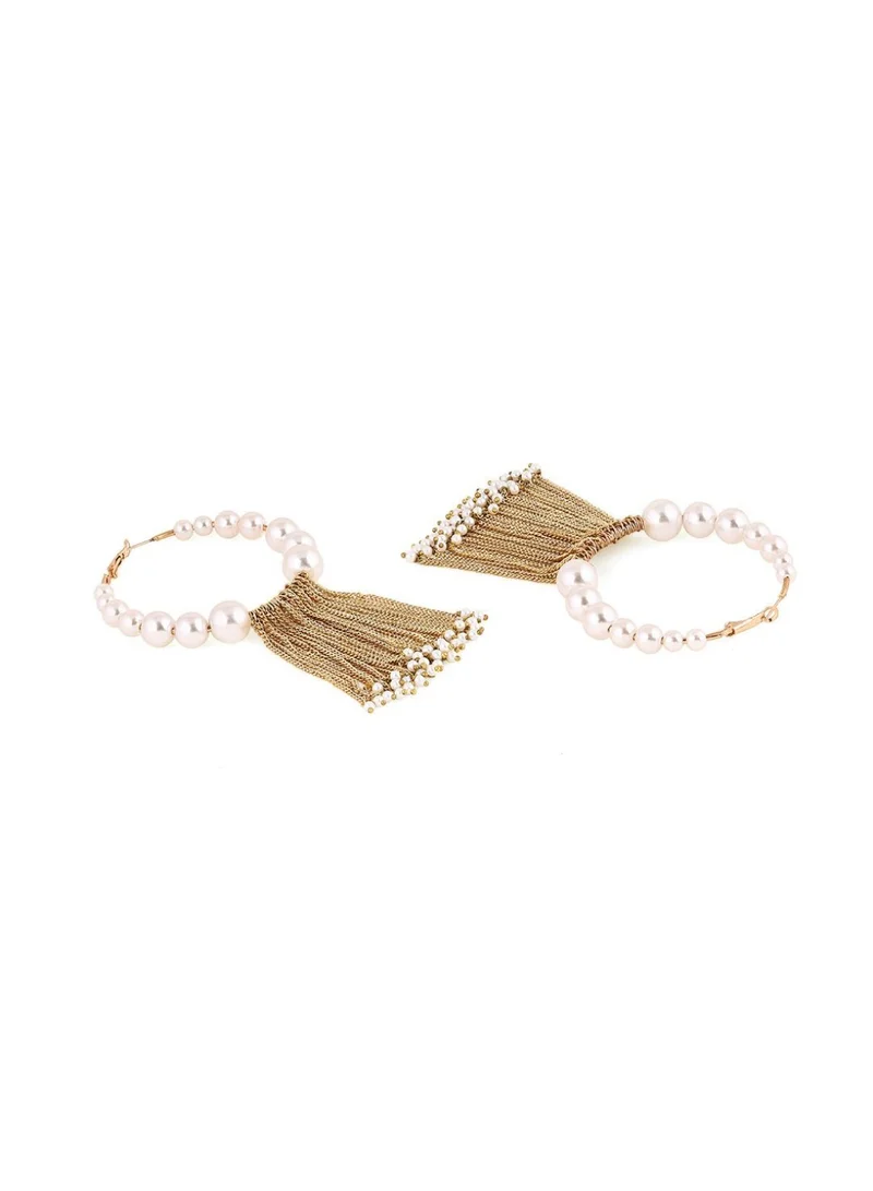 Priyaasi Plated Contemporary Drop Earrings