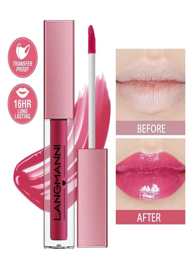 Dulele 12Pcs Watery Liquid Lipstick Set, Moisturizing & Highly Pigmented Colored Lip Gloss, Longwear Not Fade Rose Lip Tint Stain with Gift Box - Image 3