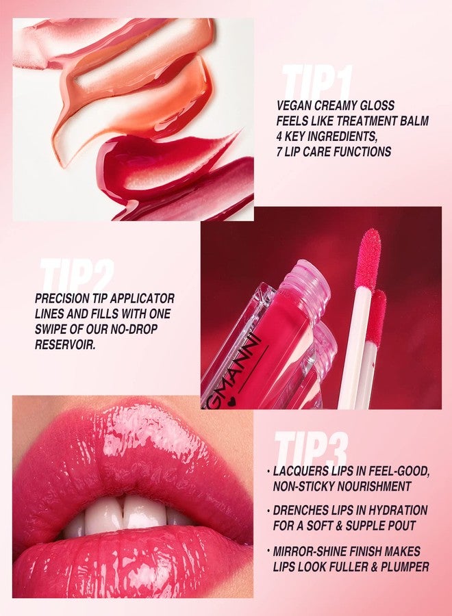 Dulele 12Pcs Watery Liquid Lipstick Set, Moisturizing & Highly Pigmented Colored Lip Gloss, Longwear Not Fade Rose Lip Tint Stain with Gift Box - Image 4