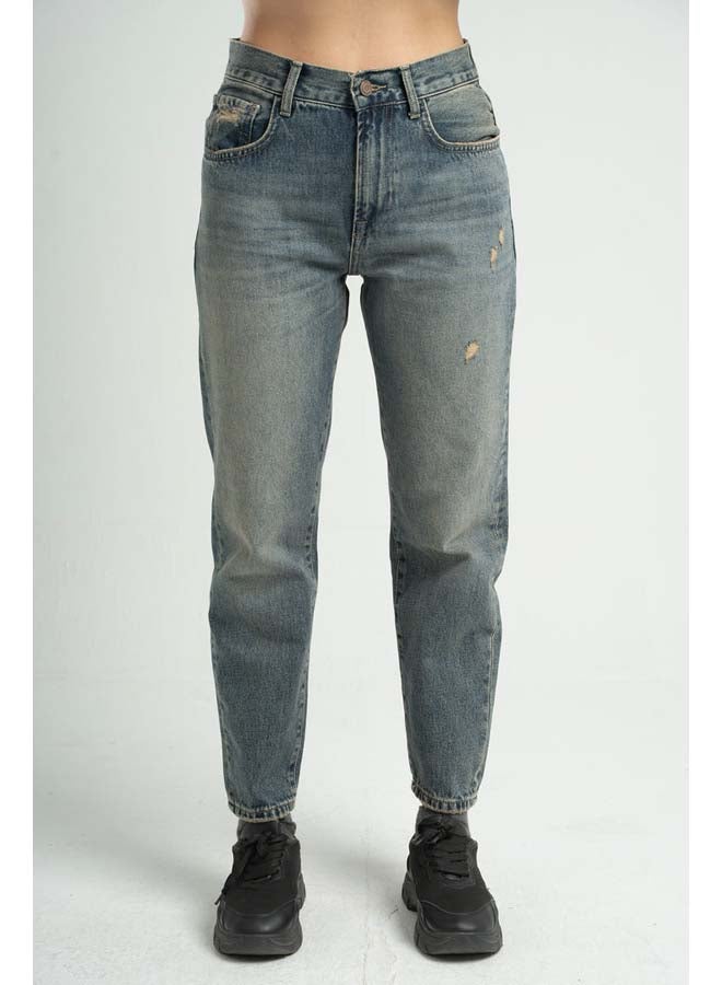 ASTK High-Waisted Mom Jeans - Image 2