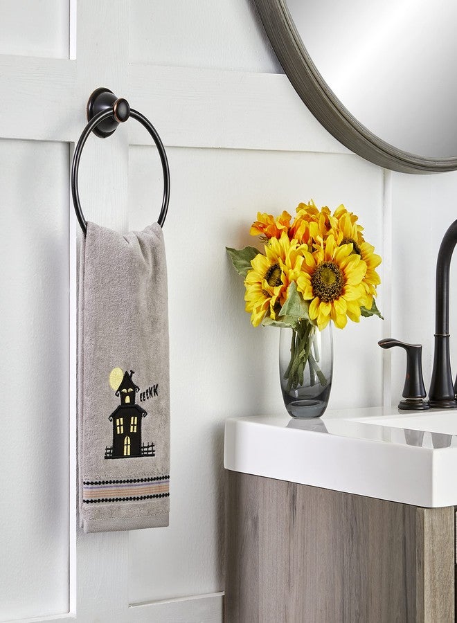 SKL Home منزل SKL بواسطة Saturday Knight Ltd. منشفة يد Eekk (عبوة 2)، رمادي - Image 3