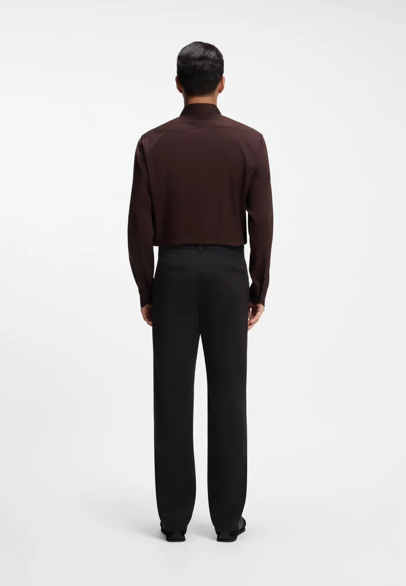 BOSS Black Stretch-cotton chinos for Men | Best Price UAE