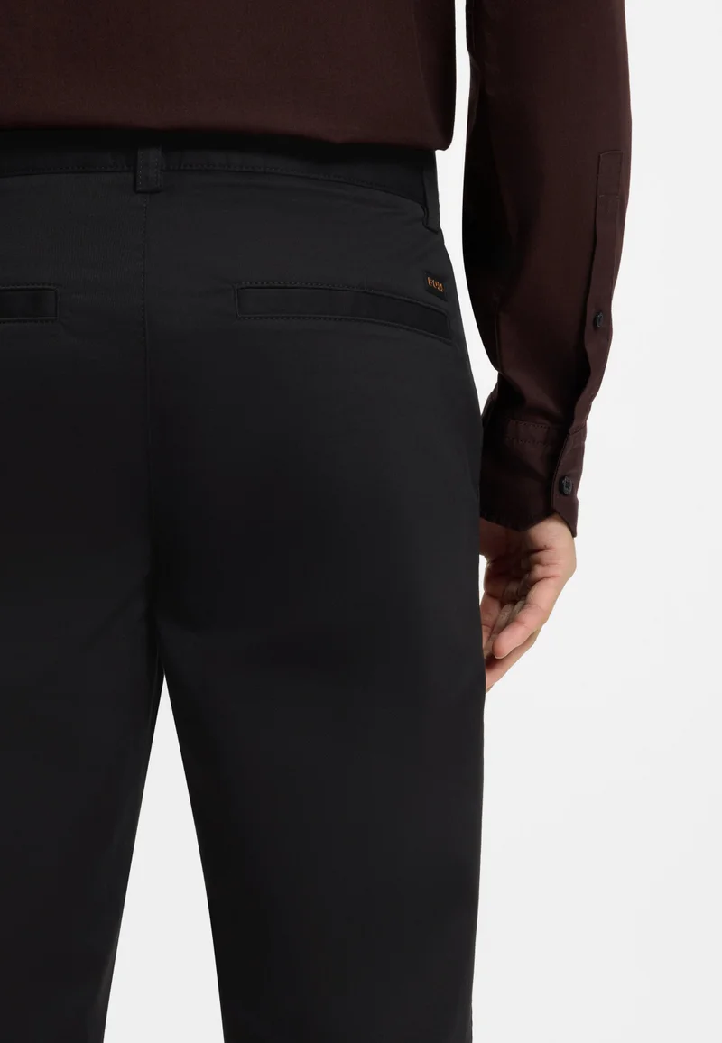 BOSS Black Stretch-cotton chinos for Men | Best Price UAE