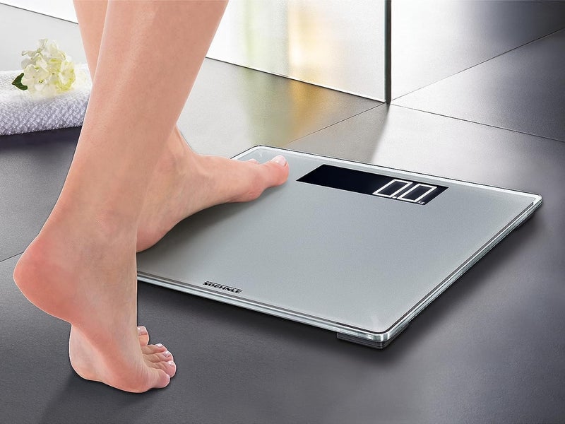 Soehnle Style Sense Comfort Electronic Bathroom Scale - 600 Scale, Silver - Image 4