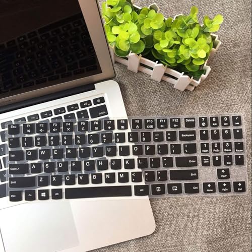 OJOS 15 Inch Silicone Keyboard Cover Protective Skin Compatible for 15.6 Inch Lenovo Legion Y720 Y520 Y530 R720 R730 15IKBN R720 15IKBN Laptop,Black - Image 4