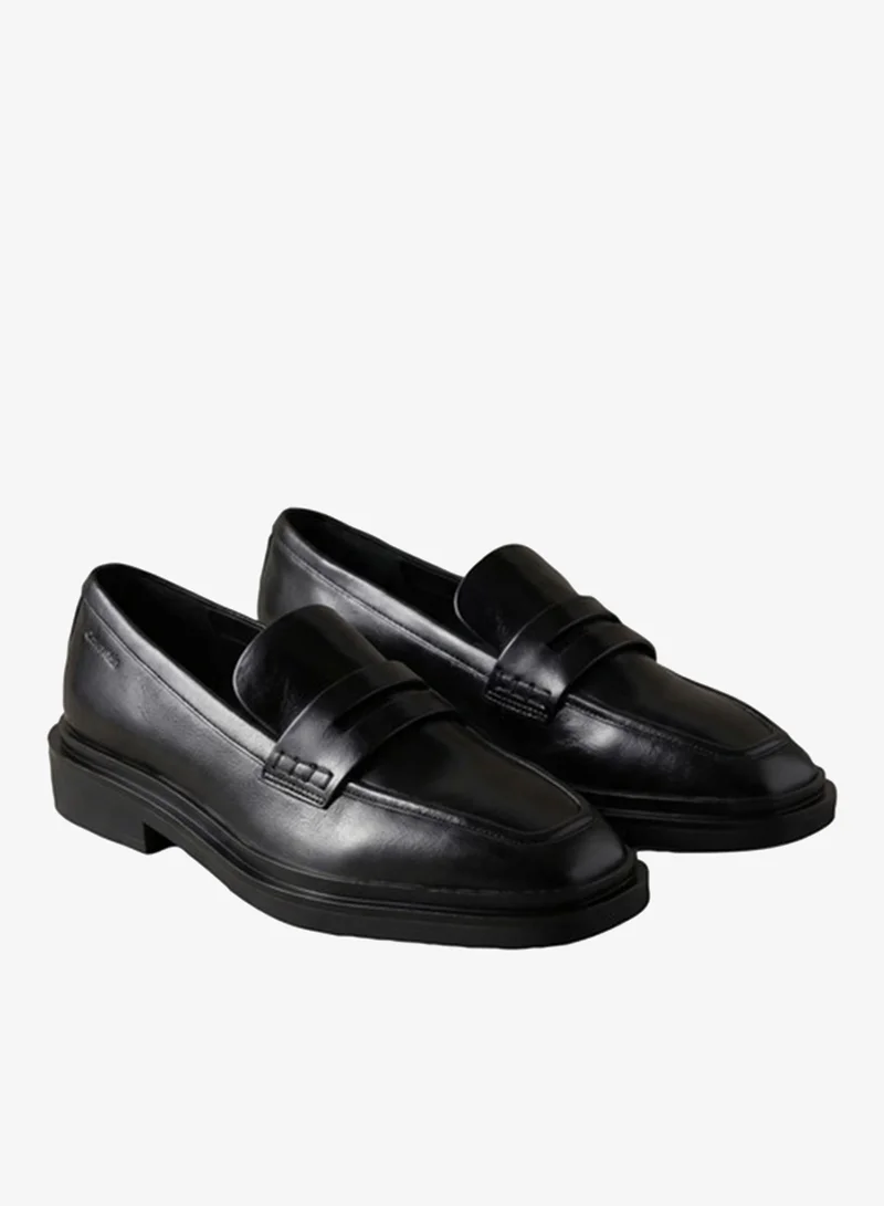 Calvin Klein  Leather Square-Toe Penny Loafers for Women | Best Price UAE