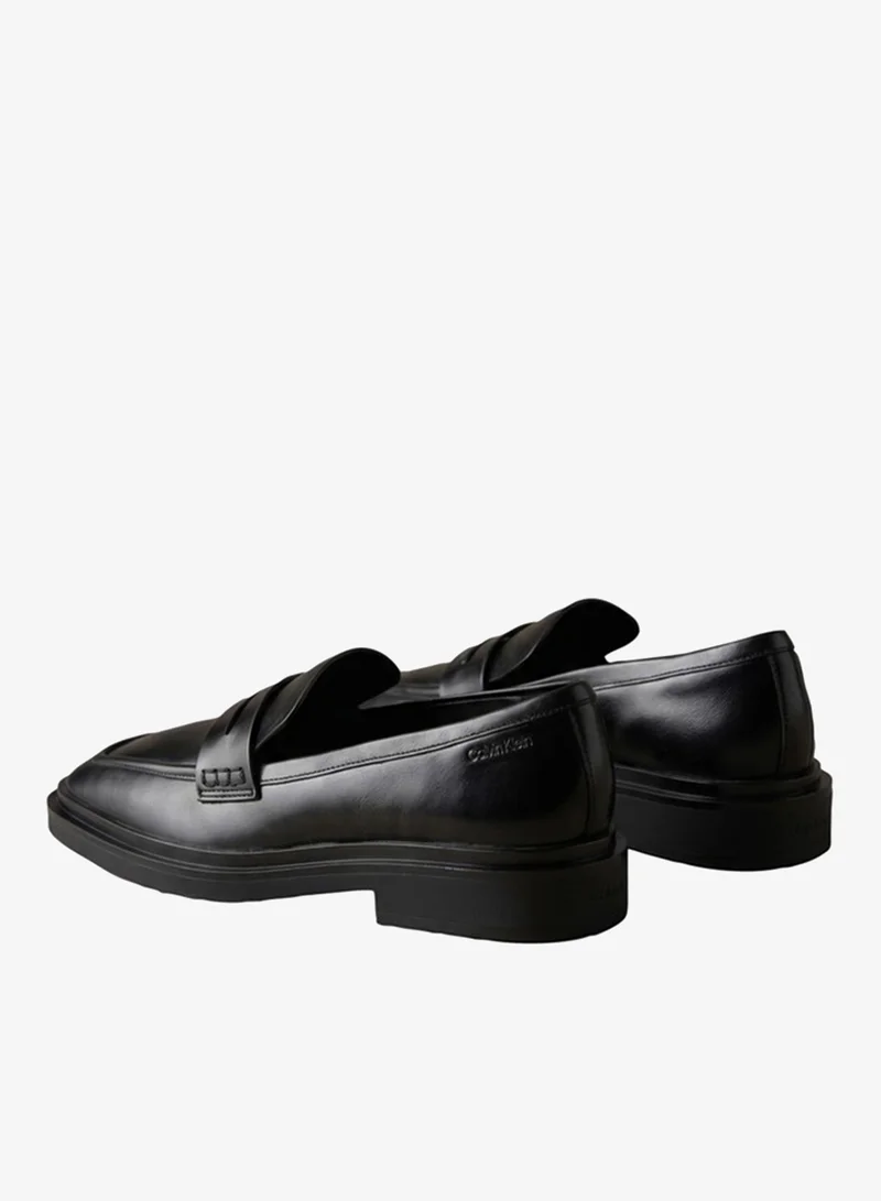 Calvin Klein  Leather Square-Toe Penny Loafers for Women | Best Price UAE