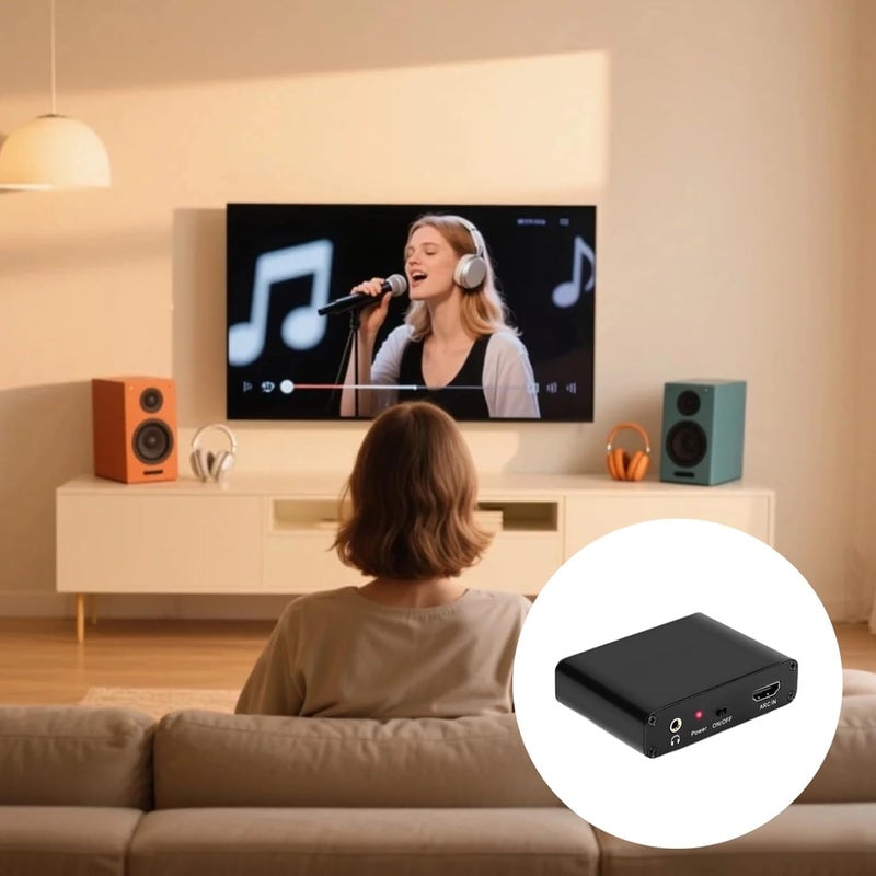 Arc Audio Extractor With And Optical Outputs, 192 Khz Channel Converter, Usb Powered Adapter For Sound Systems - Image 5