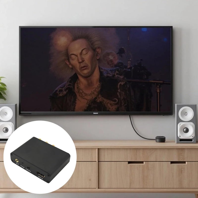 Arc Audio Extractor With And Optical Outputs, 192 Khz Channel Converter, Usb Powered Adapter For Sound Systems - Image 4