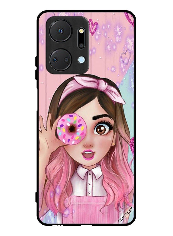 Covernex Protective Case Cover For Honor X7a Donut Lover Girl Art  - Image 1