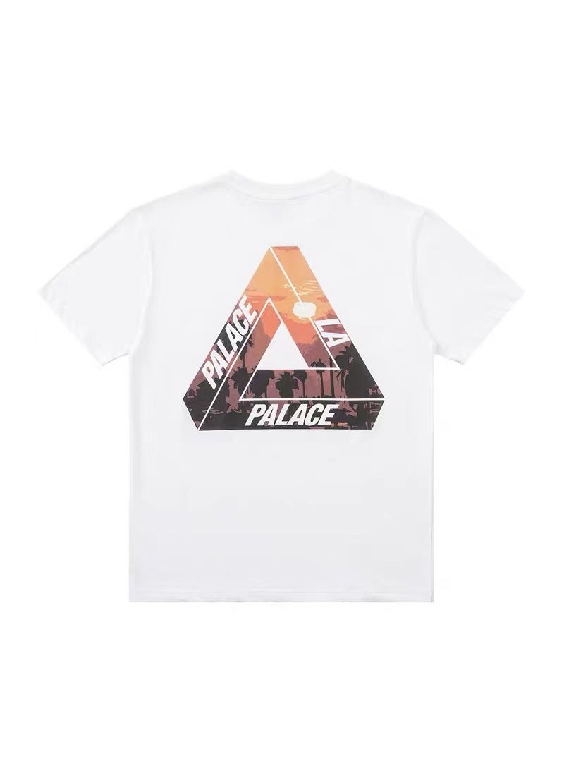 Generic - 2022 Summer New Style Loose-Fit Cotton Short Sleeve T-Shirt For Men Trendy Brand Hong Kong Style Couple Half Sleeve Body T-Shirt White - Image 1