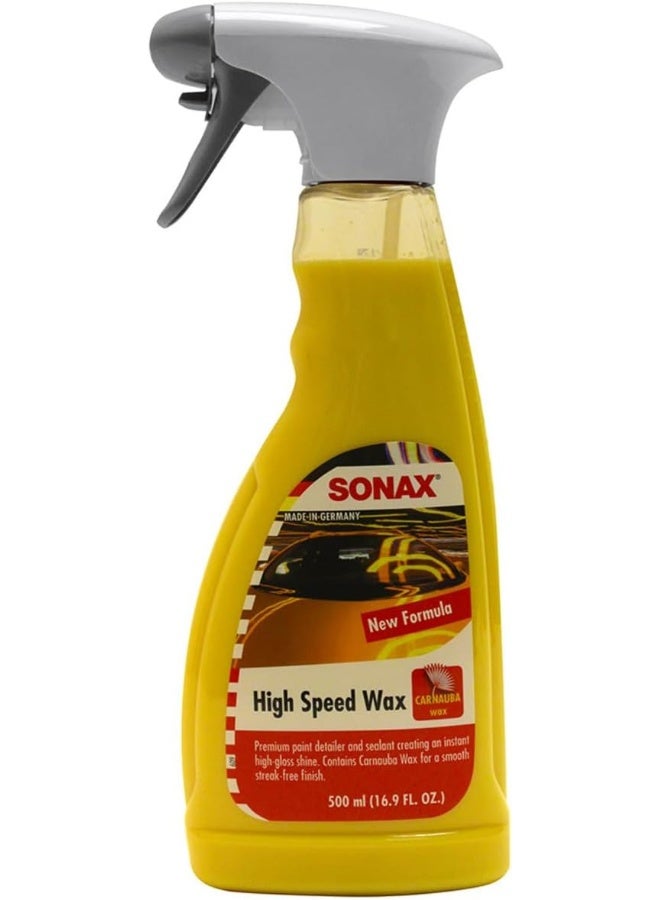 SONAX High Speed Wax (500 ml) - The instant paintwork sealant: spray on, wipe off, done! - Image 1