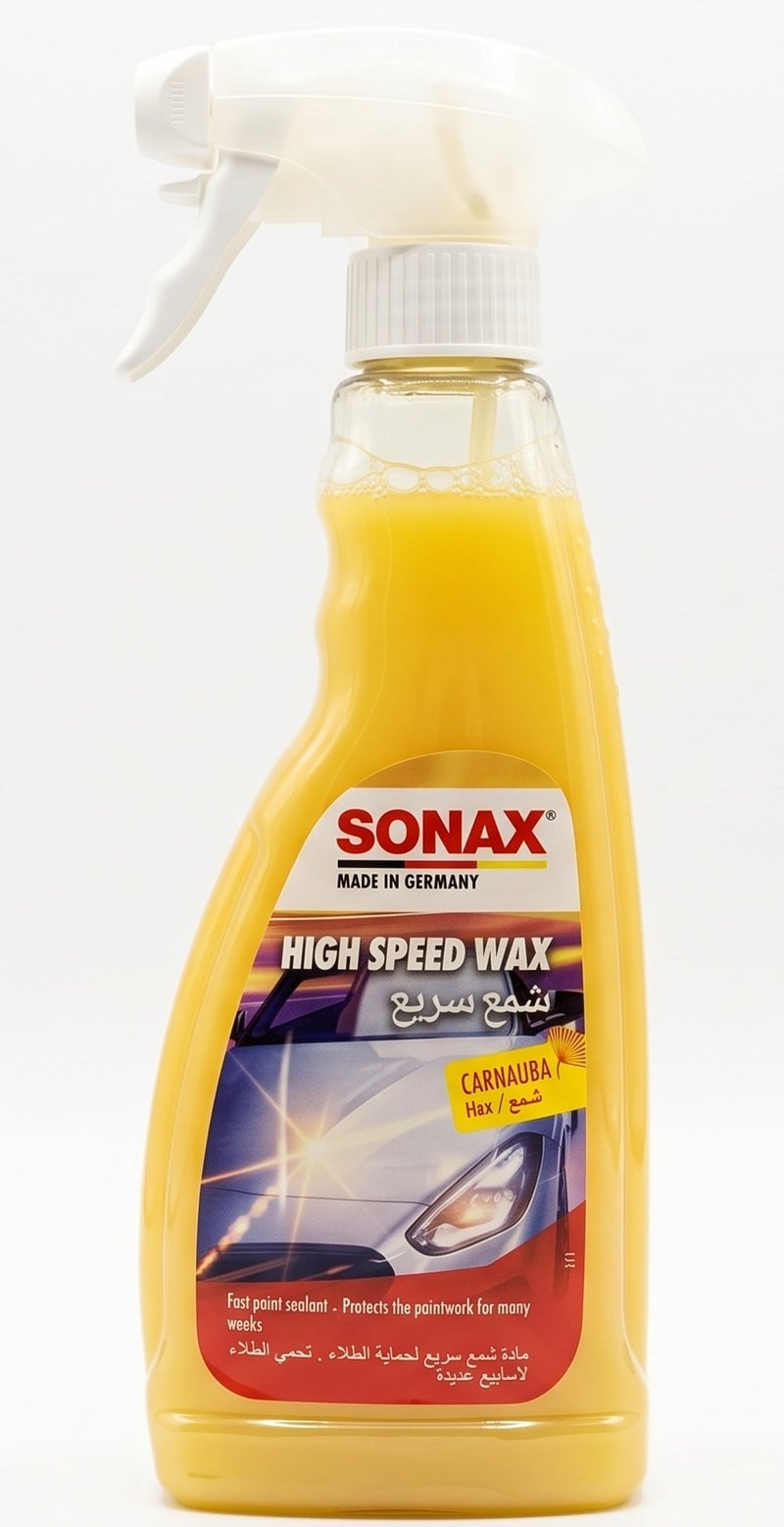 SONAX شمع SONAX عالي السرعة (500 مل) - واقي الطلاء الفوري: رش، امسح، انتهى! - Image 1