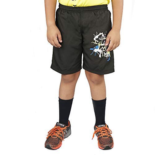 Vector X OKS-140 Polyester Regular fit Kid's Shorts (Charcoal) - Image 1