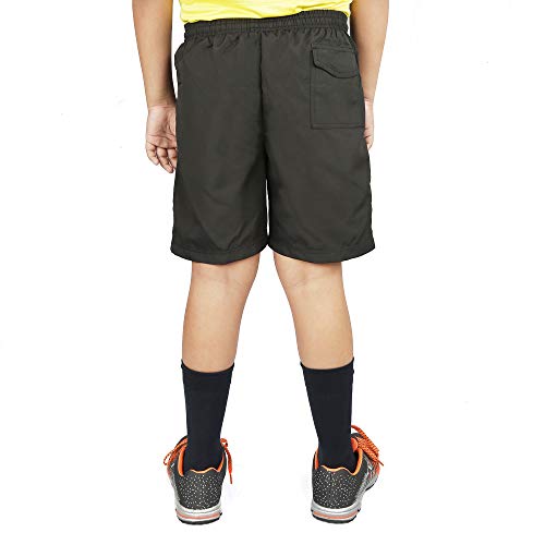 Vector X OKS-140 Polyester Regular fit Kid's Shorts (Charcoal) - Image 2