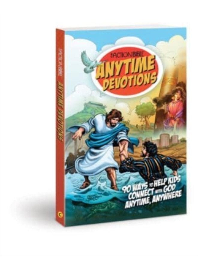 The Action Bible Anytime Devotions 90 Ways to Help Kids Connect with God Anytime Anywhere 1 - Paperback