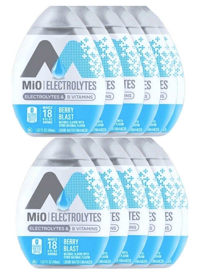 ميو معزز الماء السائل MiO Sport Berry Blast، خالٍ من الكافيين، 1.62 أونصة سائلة (عبوة من 12 قطعة) - Image 1
