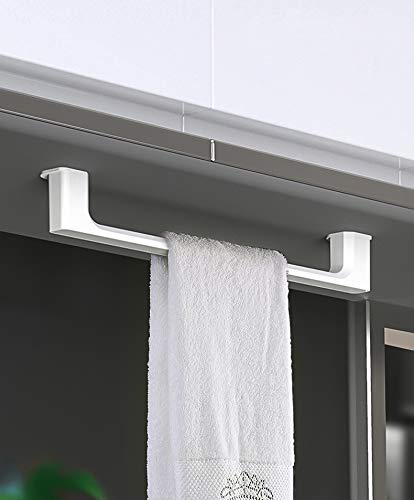 DENSITY COLLECTION Plastic Self Adhesive Wall Mount Paper Towel Holder for Kitchen Bathroom Toilet, Under Cabinet- No Drilling-Weight Capacity-10 Kg (Size-18.27x2.16x1.18 Inch, Multicolour) - Image 4