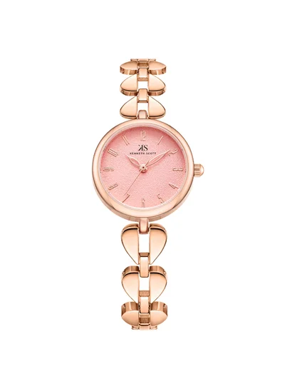 KENNETH SCOTT Women's Alloy Analog Watch K23504-RBKP - 26 mm