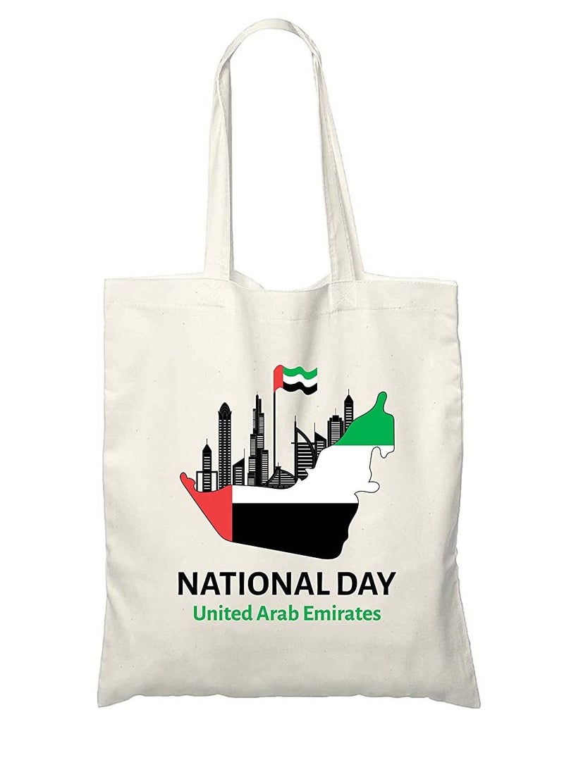 PRINTSHOP4ME - Cotton Gift Bags as gift bags or giveaway bags printed in UAE for celebration of National day  (Design 3) - Image 1