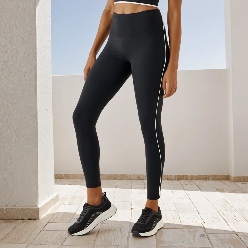ADOT by Splash Contrast Piping Detail Leggings