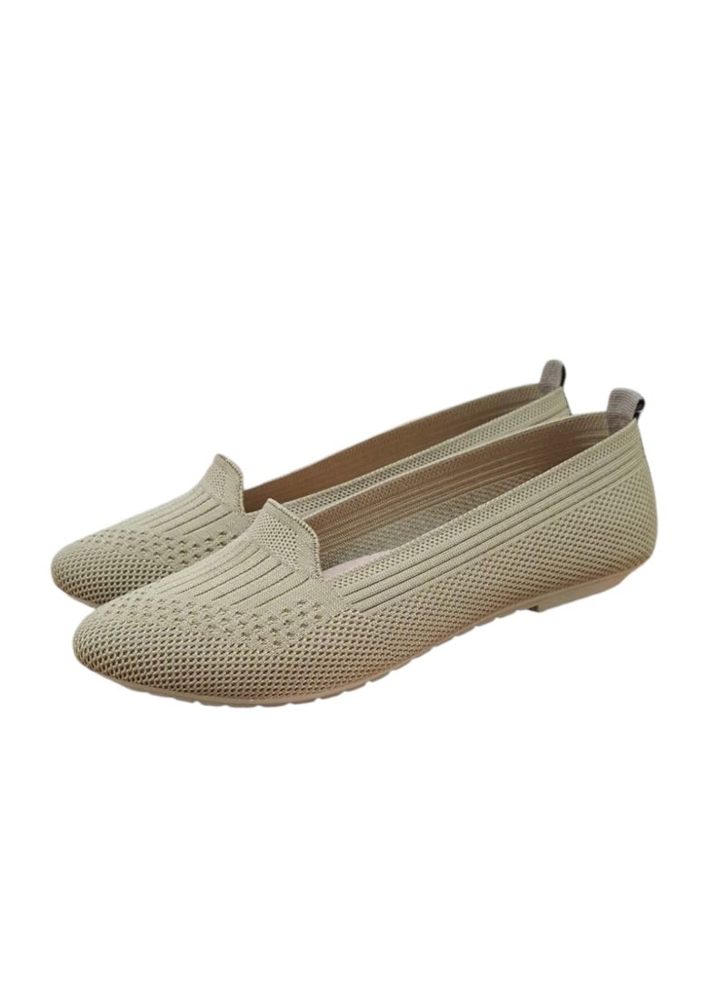 Casual loafer shoes for women - Beige