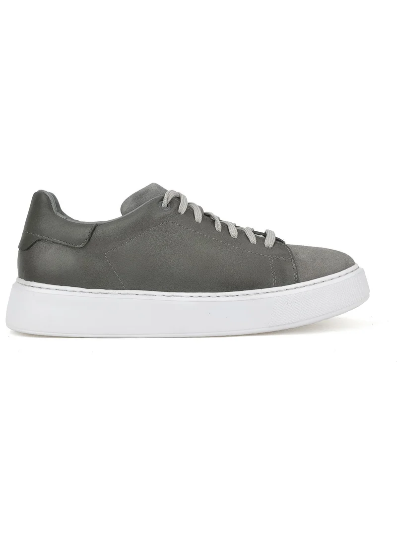 Ziya Men's Leather Sneaker 1331026ZF7E Gray