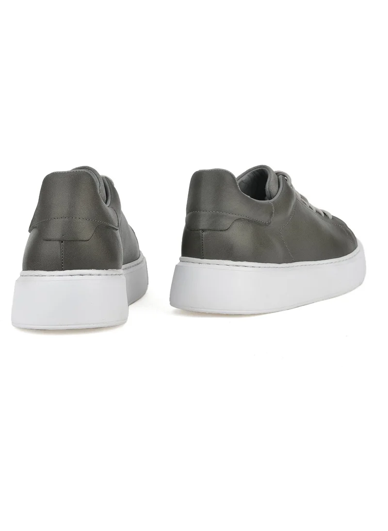 Ziya Men's Leather Sneaker 1331026ZF7E Gray