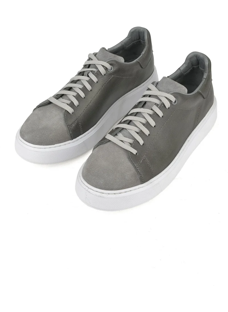 Ziya Men's Leather Sneaker 1331026ZF7E Gray