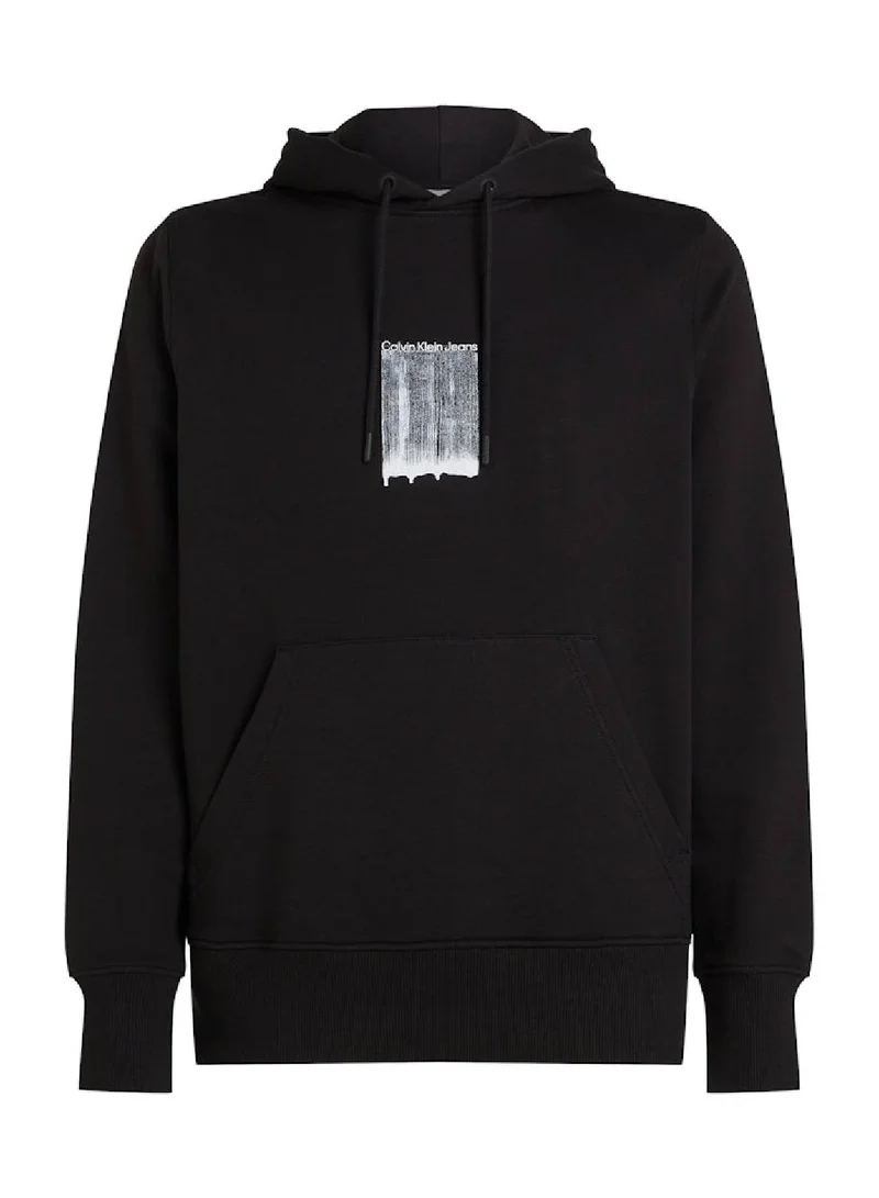 Calvin Klein Jeans Brush Stroke Graphic Hoodie