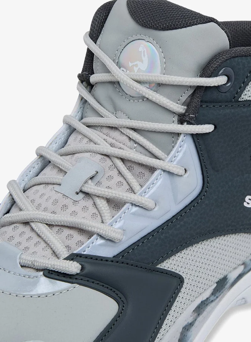 Shaq GREY Men Lace-Up Basketball Shoes for Men | Best Price UAE