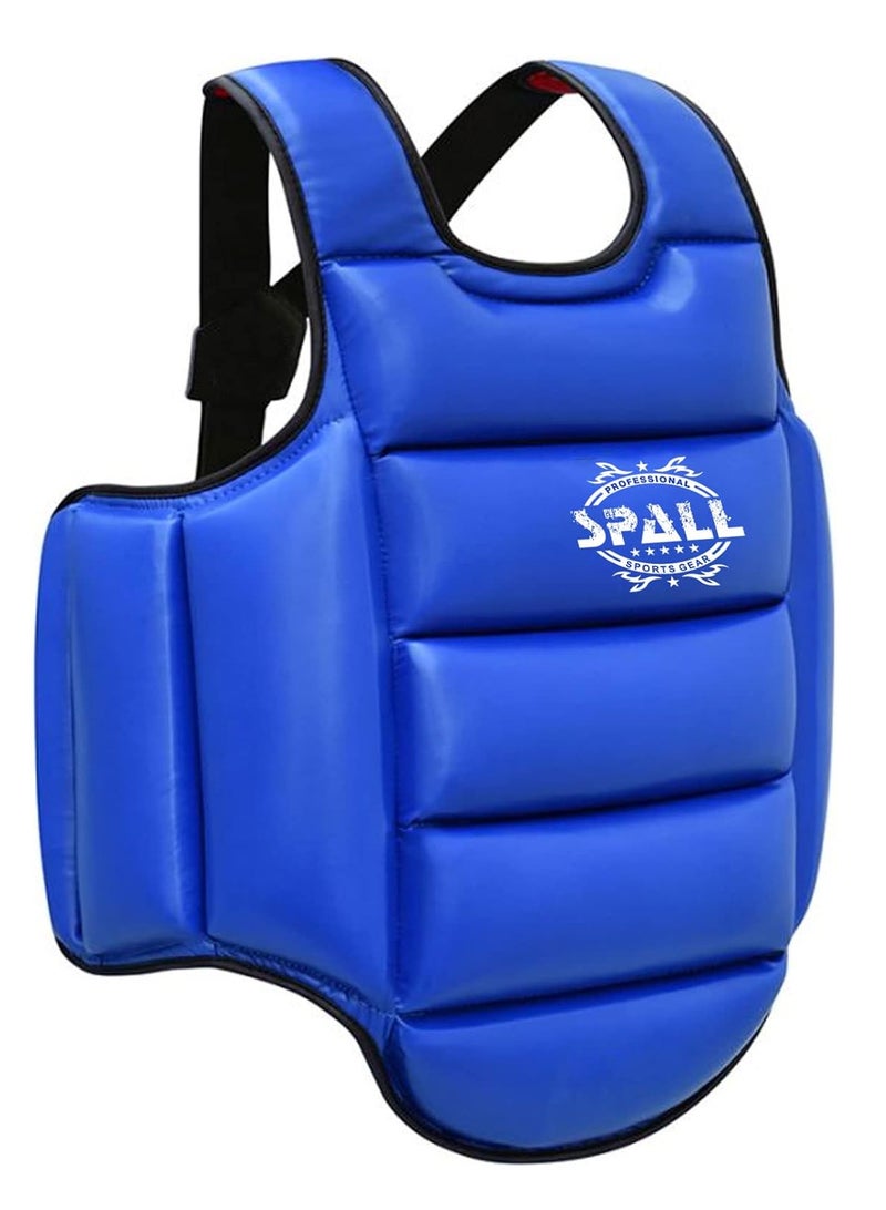 سبال واقي صدر الملاكمة واقي الجسم والعتاد مثالي لفنون الدفاع عن النفس مواي تاي تايكوندو كيك بوكسينغ جيم أكاديمي مدرسة مثالية للرجال والنساء - Image 1