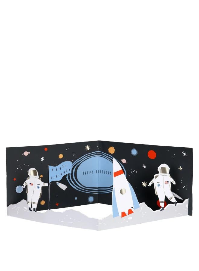 Meri Meri Space 3D Scene Card - Image 1