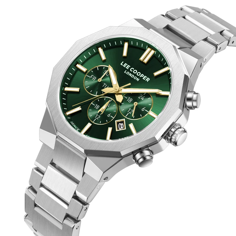 Lee Cooper Men's Metal Multi Function Watch LC08218.370 - 43 mm