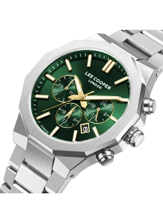 Lee Cooper  Men's Metal Multi Function Watch LC08218.370 - 43 mm for Men | Best Price UAE
