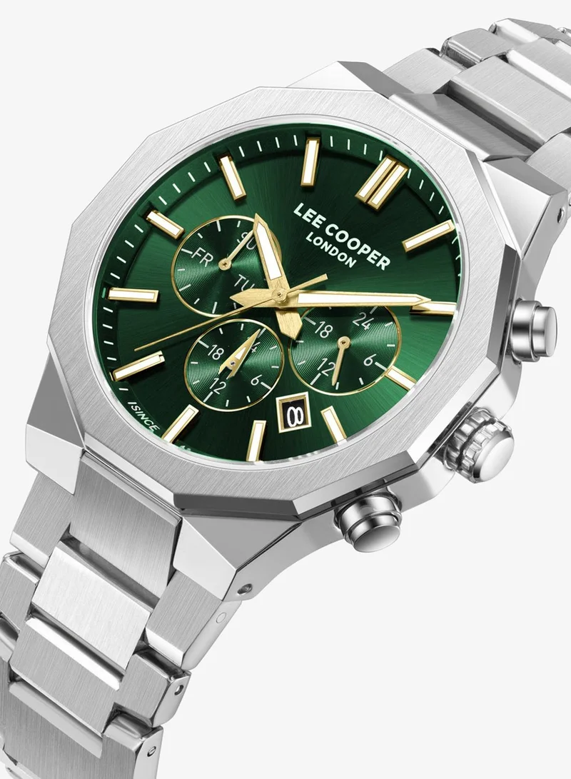 Lee Cooper Men's Metal Multi Function Watch LC08218.370 - 43 mm