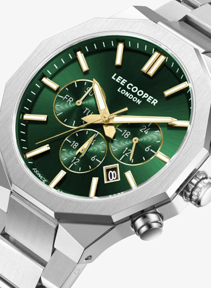 Lee Cooper  Men's Metal Multi Function Watch LC08218.370 - 43 mm for Men | Best Price UAE