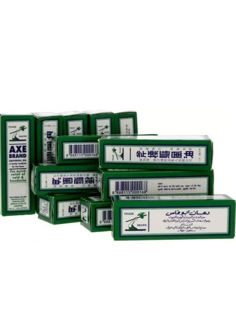 Axe Universal Oil for quick relief of colds and headaches, 12 pieces of 3 ml - Image 1