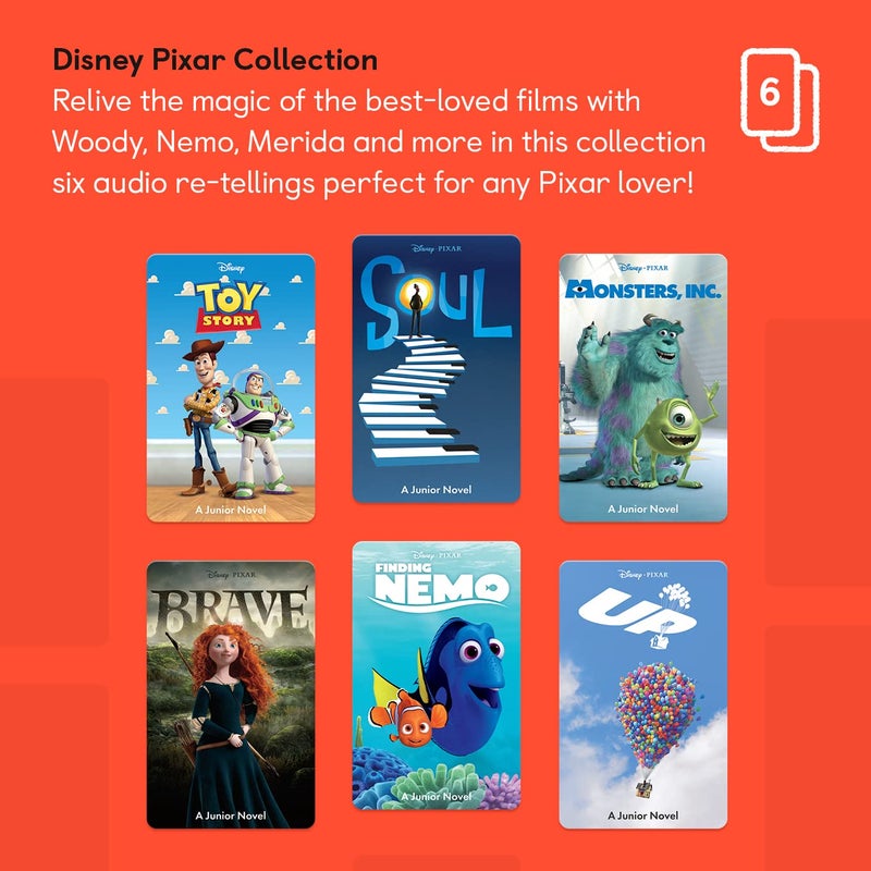 Yoto Disney Pixar Audio Collection â€“ 6 Kids Audio Cards for Use with Player & Mini All-in-1 Audio Device, Educational Screen-Free Listening with Fun Playtime, Bedtime & Travel Stories, Ages 6+ - Image 2