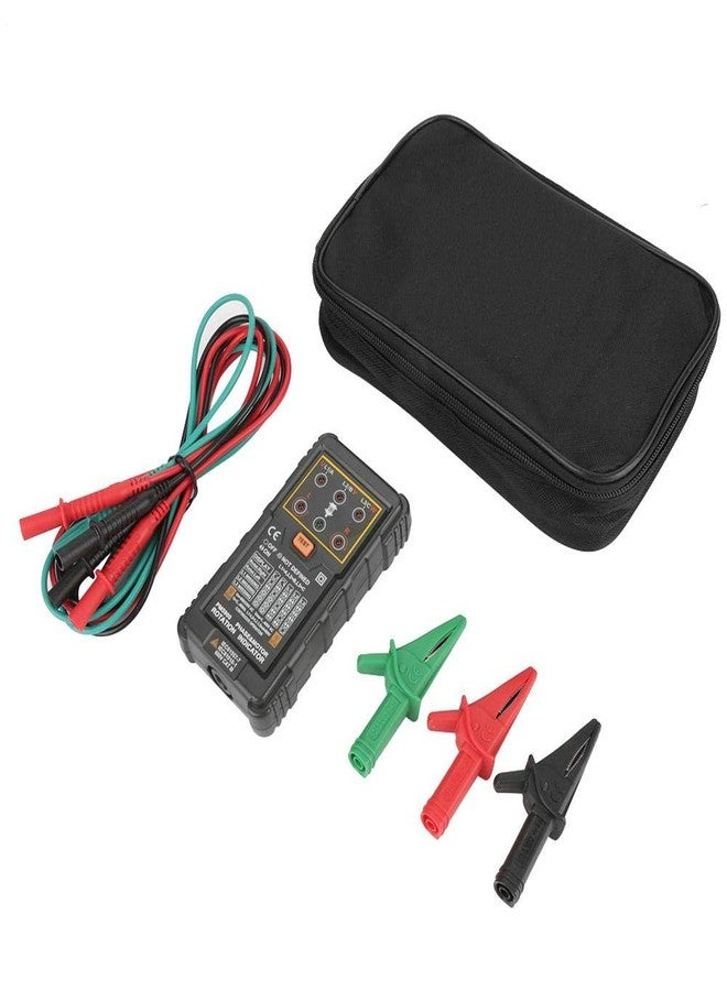 Bewinner 3 Phase Motor Rotation Tester, Portable Handheld 3 Phase Motor Rotation Indicator, Professional-Grade Tool for Installing, Repairing, or Maintaining 3 Phase Systems or Motors - Image 2