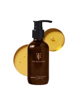 True Botanicals True Botanicals Pure Radiance Body Oil | Anti-Aging Body Oil for All Skin Types | Moisturize & Restore Skin Health | Dermatologist Tested, All Natural, Vegan, Clinically Proven | 3.9 fl oz | 114 ml  - Image 1