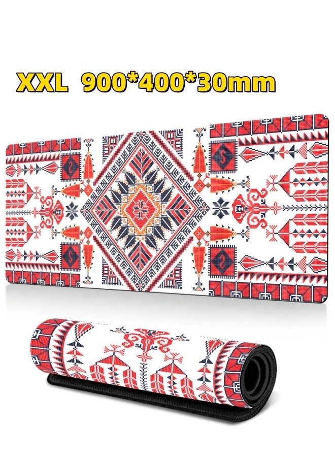 ماركة غير محددة لوحة ماوس مكتب كبيرة، لوحة ماوس ألعاب مقاومة للماء، 900 × 400 × 3 مم، لوحة ماوس ألعاب، سجادة مكتب XXL، سجادة مكتب غير قابلة للانزلاق، لوحة ماوس ألعاب XL، لوحة ماوس مكتب مطاطية سميكة للألعاب والاستخدام المكتبي والمنزلي.  - Image 1